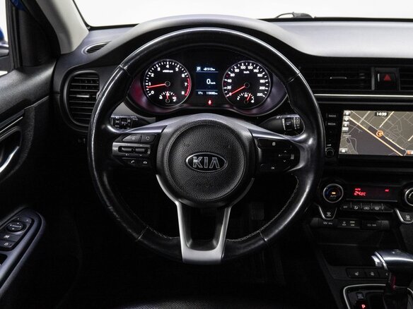 2017 Kia Rio IV, синий, 1470000 рублей - вид 17