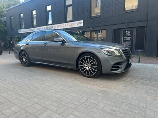 2017 Mercedes-Benz S-Класс 350 d VI (W222, C217) Рестайлинг, серый, 4500000 рублей, вид 2
