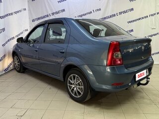 2013 Renault Logan I Рестайлинг, синий, 430000 рублей, вид 4