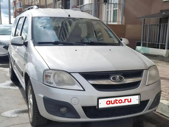 2013 Lada (ВАЗ) Largus I, серебристый, 590000 рублей - вид 1