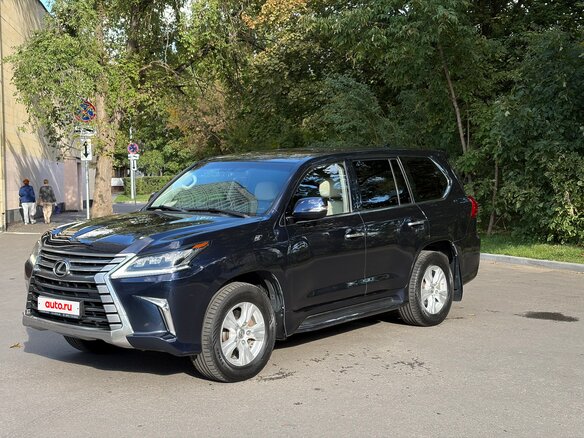 2016 Lexus LX 450d III Рестайлинг 2, синий, 5990000 рублей - вид 8