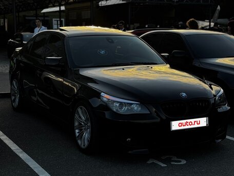 2007 BMW 5 серии 535i V (E60/E61) Рестайлинг, чёрный, 1650000 рублей, вид 2