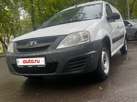 2014 LADA (ВАЗ) Largus, белый, 575000 рублей, вид 2