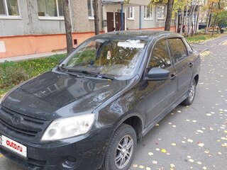 2012 Lada (ВАЗ) Granta I, чёрный, 385000 рублей, вид 1