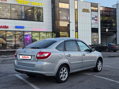 2014 Lada (ВАЗ) Granta I, серебристый, 420000 рублей, вид 5