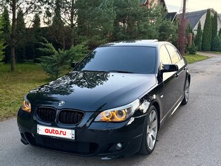 2006 BMW 5 серии 530i V (E60/E61), чёрный, 1100000 рублей, вид 1