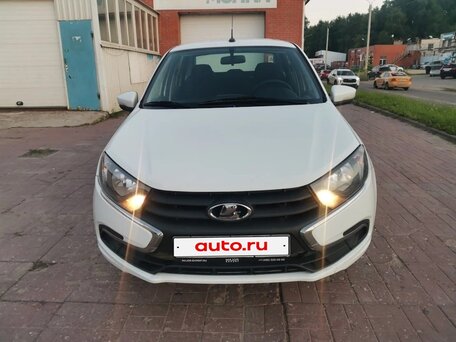 2024 Lada (ВАЗ) Granta I Рестайлинг, белый, 580000 рублей, вид 2