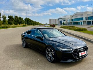 2018 Audi A7 50 TDI II (4K), серый, 5150000 рублей, вид 4