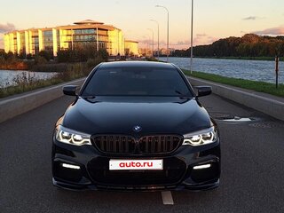 2018 BMW 5 серии 530i xDrive VII (G30/G31/G38), чёрный, 3315000 рублей, вид 5