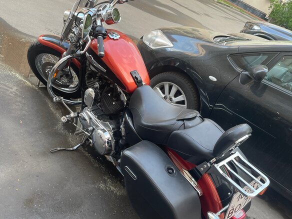2011 Harley-Davidson Sportster 1200, оранжевый, 699000 рублей - вид 8