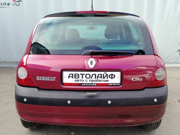 2003 Renault Clio II Рестайлинг, красный, 315000 рублей - вид 6