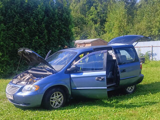 2002 Chrysler Voyager IV, синий, 375000 рублей, вид 3