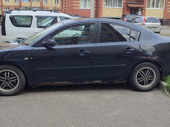 2008 Mazda 3 I (BK) Рестайлинг, чёрный, 250000 рублей - вид 6
