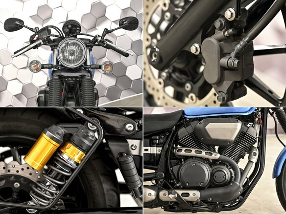 2017 Yamaha XV950 Bolt, синий - вид 9