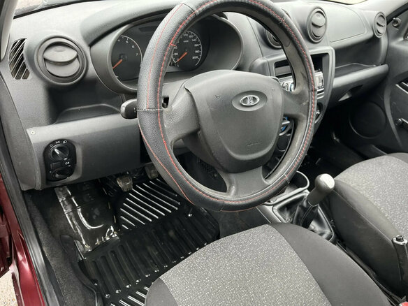 2013 Lada (ВАЗ) Granta I, красный, 275400 рублей - вид 7