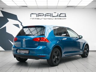 2013 Volkswagen Golf VII, голубой, 1150000 рублей, вид 3