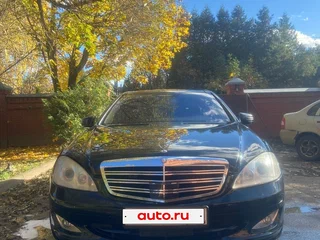 2008 Mercedes-Benz S-Класс 500 V (W221), чёрный, 800000 рублей, вид 2