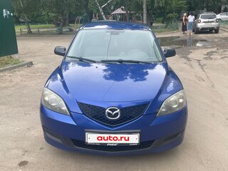 2008 Mazda 3 I (BK) Рестайлинг, синий, 430000 рублей, вид 2