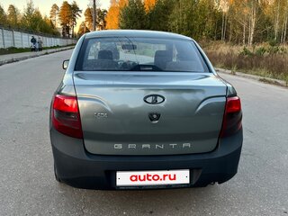 2013 Lada (ВАЗ) Granta I, серебристый, 300000 рублей, вид 3