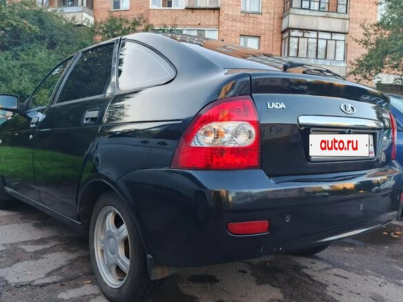 2008 Lada (ВАЗ) Priora I, чёрный, 320000 рублей - вид 5