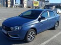 2017 Lada (ВАЗ) Vesta I, синий, 820000 рублей - вид 5