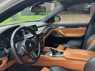 2015 BMW X6 40d II (F16), белый, 3500000 рублей, вид 5