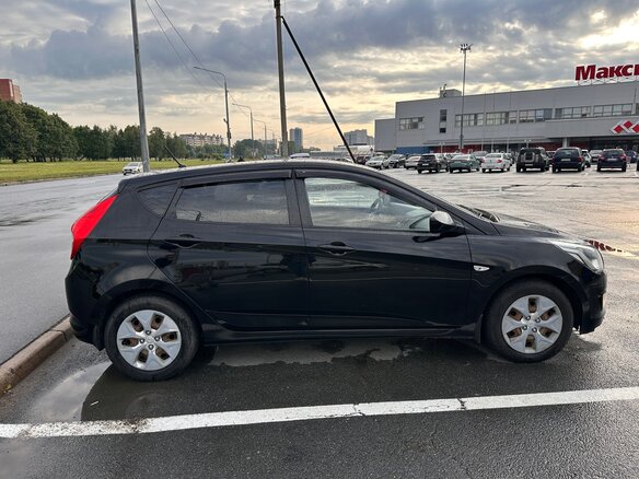 2014 Hyundai Solaris I Рестайлинг, чёрный, 710000 рублей - вид 2