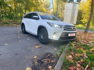 2016 Toyota Highlander III (XU50) Рестайлинг, белый, 2900000 рублей, вид 2
