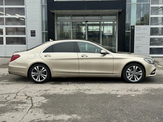 2019 Mercedes-Benz S-Класс 400 d VI (W222, C217) Рестайлинг, золотистый, 3700000 рублей, вид 4