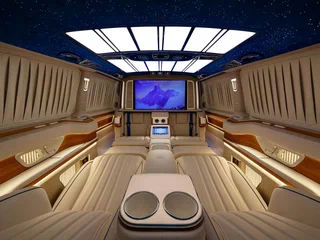 2026 Mercedes-Benz V-Класс Extra Long 300 d экстра длинный III (W447) Рестайлинг 2, чёрный, 56000000 рублей, вид 3