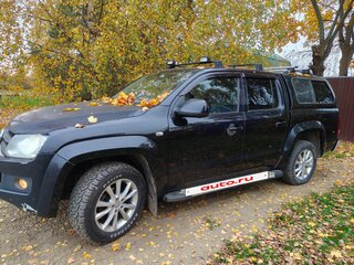 2013 Volkswagen Amarok Double Cab full-time I, чёрный, 1800000 рублей, вид 2