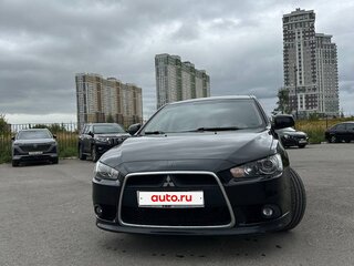2013 Mitsubishi Lancer X Рестайлинг, чёрный, 947000 рублей, вид 1