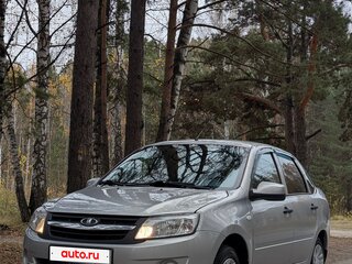 2014 Lada (ВАЗ) Granta I, серебристый, 335000 рублей, вид 1