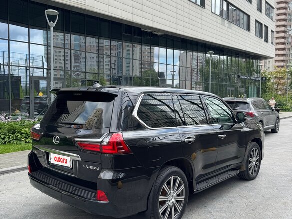 2021 Lexus LX 450d III Рестайлинг 2, чёрный, 9500000 рублей - вид 2