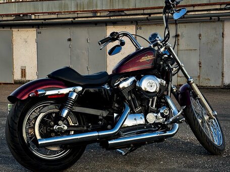 2012 Harley-Davidson Sportster 1200, красный, 660000 рублей, вид 3