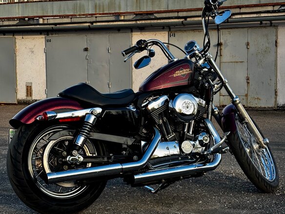 2012 Harley-Davidson Sportster 1200, красный, 660000 рублей - вид 2