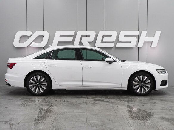 2021 Audi A6 40 TFSI V (C8), белый, 4199000 рублей - вид 4