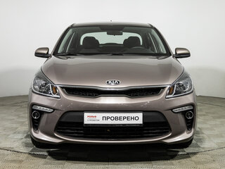 2019 Kia Rio IV, коричневый, 1239700 рублей, вид 2