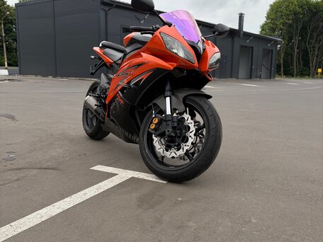 2006 Yamaha YZF-R6, оранжевый, 500000 рублей, вид 1