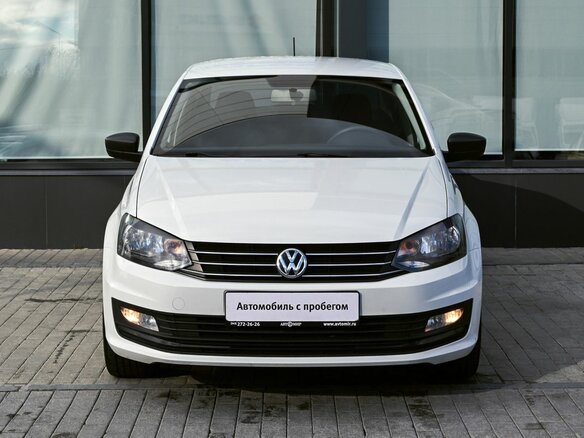 2019 Volkswagen Polo V Рестайлинг, белый, 1075000 рублей - вид 8