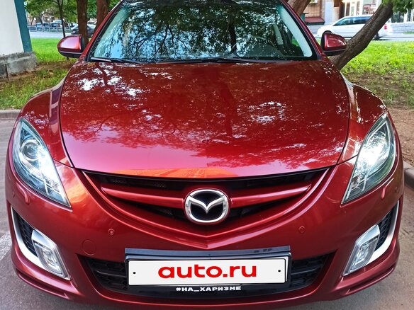 2008 Mazda 6 II (GH), красный, 950000 рублей - вид 1