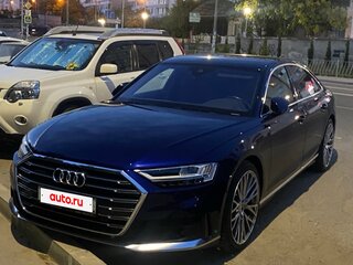 2018 Audi A8 55 TFSI IV (D5), синий, 5800000 рублей, вид 5