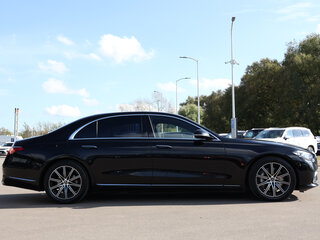 2021 Mercedes-Benz S-Класс 350 d Long 4MATIC VII (W223), чёрный, 9395100 рублей, вид 4