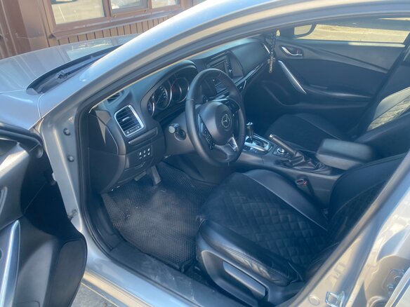 2012 Mazda 6 III (GJ), серебристый, 1350000 рублей - вид 7