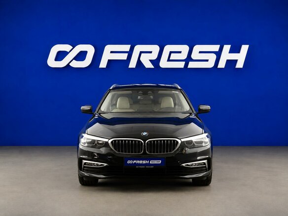 2018 BMW 5 серии 520d VII (G30/G31/G38), чёрный, 2899055 рублей - вид 2