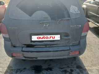 2008 Hyundai Santa Fe Classic Classic, чёрный, 730000 рублей, вид 1