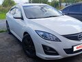 2010 Mazda 6 II (GH) Рестайлинг, белый, 970000 рублей