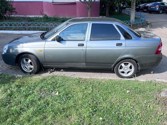 2008 Lada (ВАЗ) Priora I, серый - вид 2