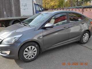 2016 Hyundai Solaris I Рестайлинг, серый, 1000000 рублей, вид 4