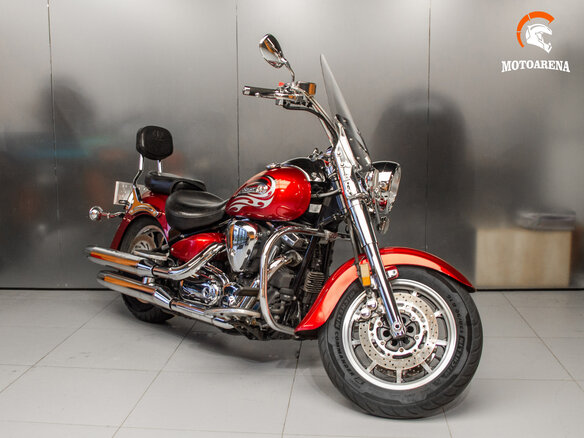 2010 Yamaha XV 1700 Road Star, красный, 629959 рублей